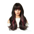 Front lace big wave wig women's new Europea